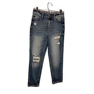 Kancan distressed relaxed boyfriend jeans Fit Jeans pants‎